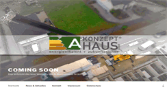 Desktop Screenshot of a-konzepthaus.de