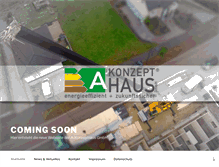 Tablet Screenshot of a-konzepthaus.de